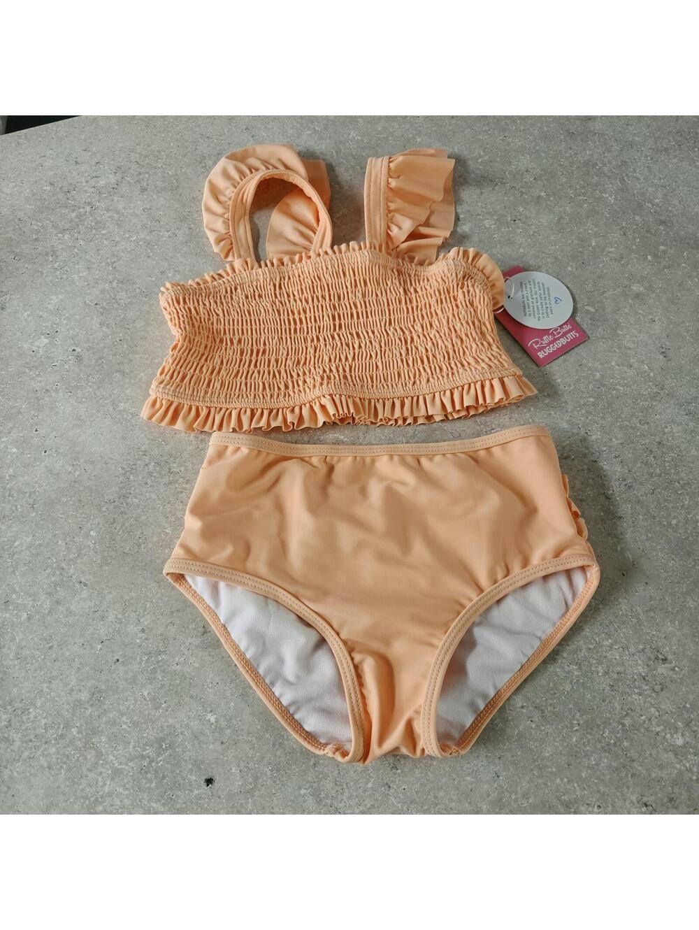 ruffle butts 2 pieces girls swimming suit sz 8 NEW